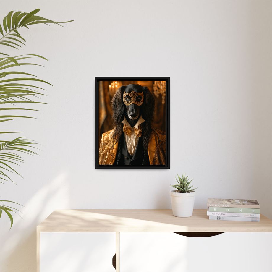 Framed 16x20 Black context