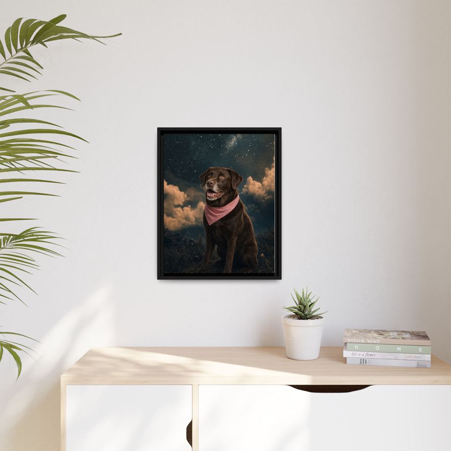 Framed 16x20 Black context