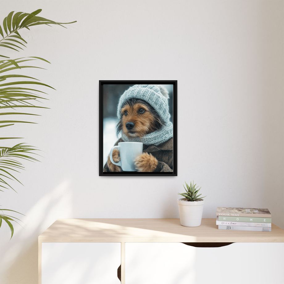 Framed 16x20 Black context