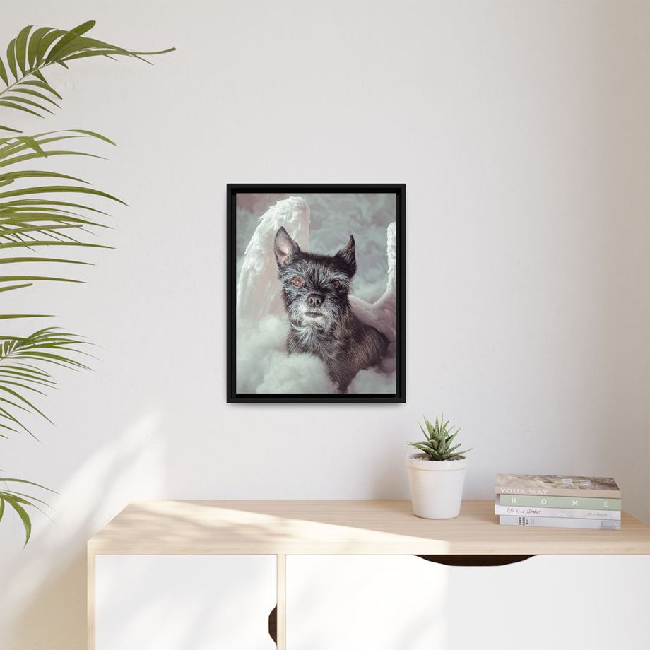 Framed 16x20 Black context