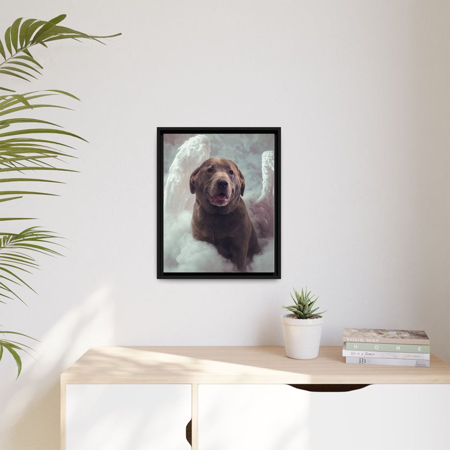Framed 16x20 Black context