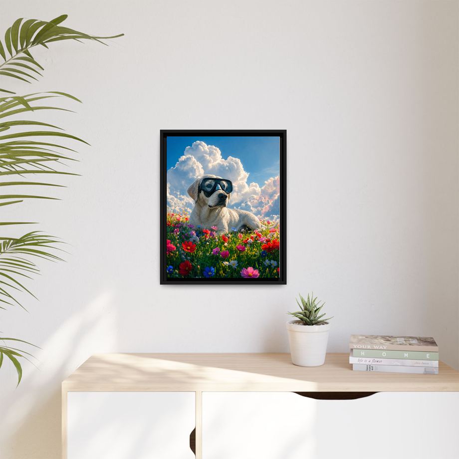 Framed 16x20 Black context
