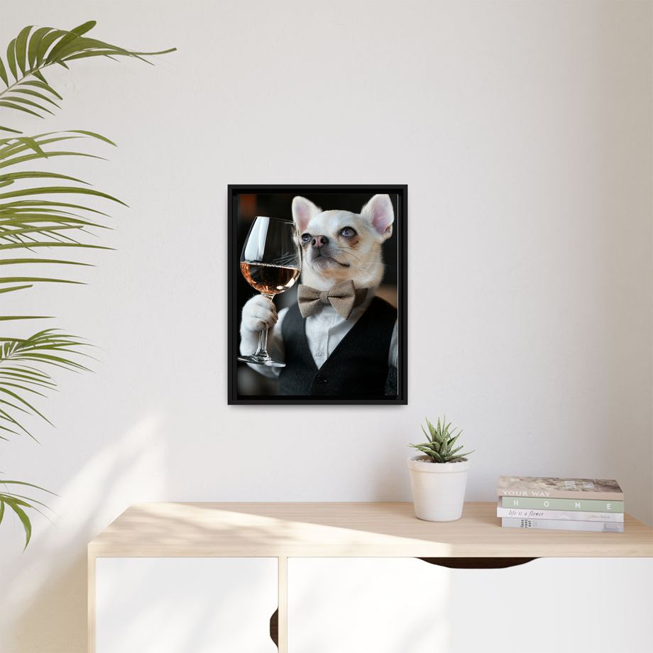 Framed 16x20 Black context