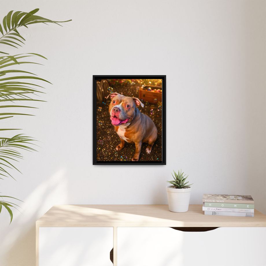 Framed 16x20 Black context