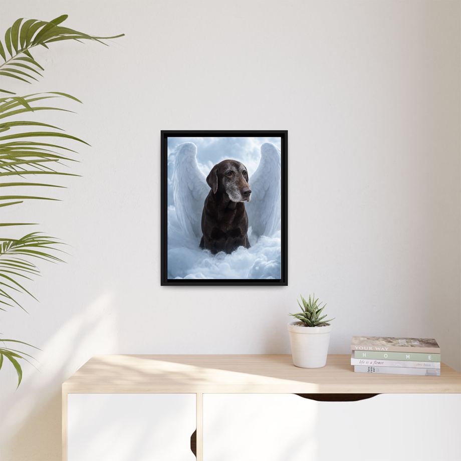 Framed 16x20 Black context