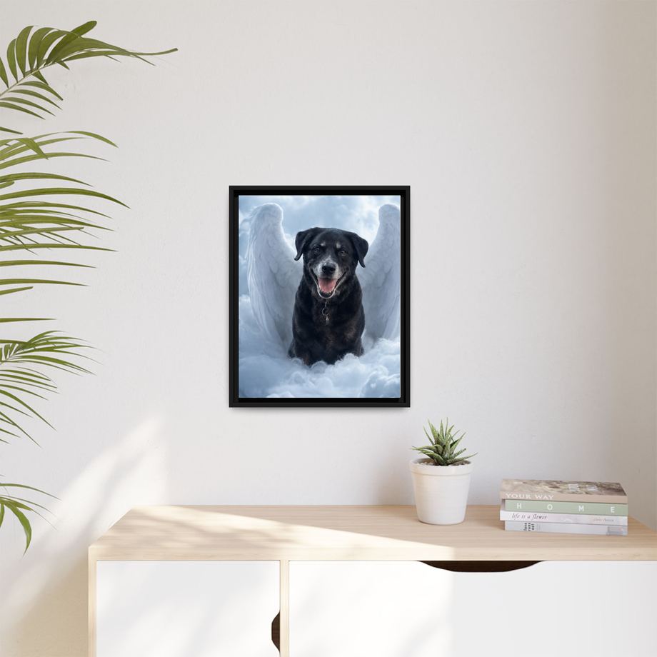 Framed 16x20 Black context
