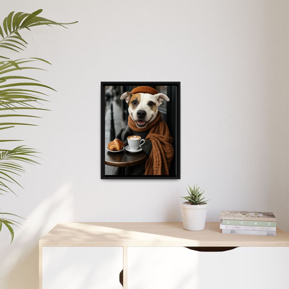 Framed 16x20 Black context