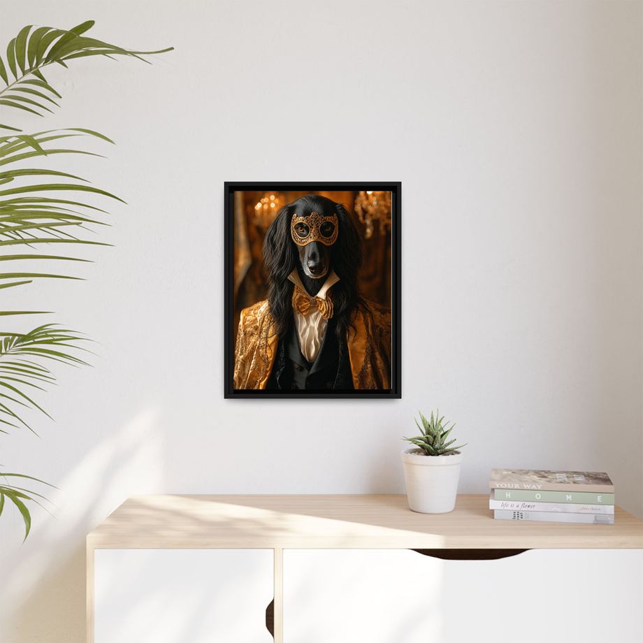 Framed 16x20 Black context