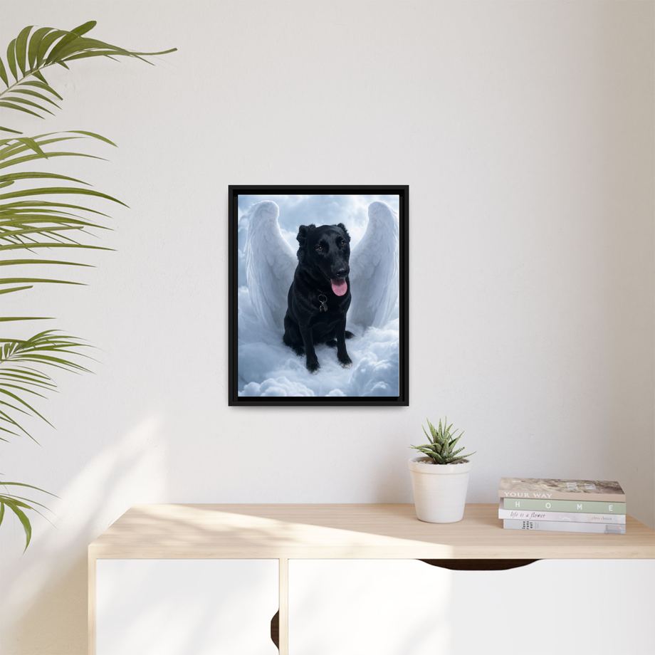 Framed 16x20 Black context