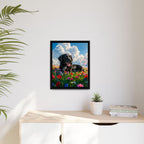 Framed 16x20 Black context