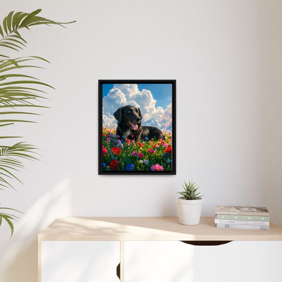 Framed 16x20 Black context