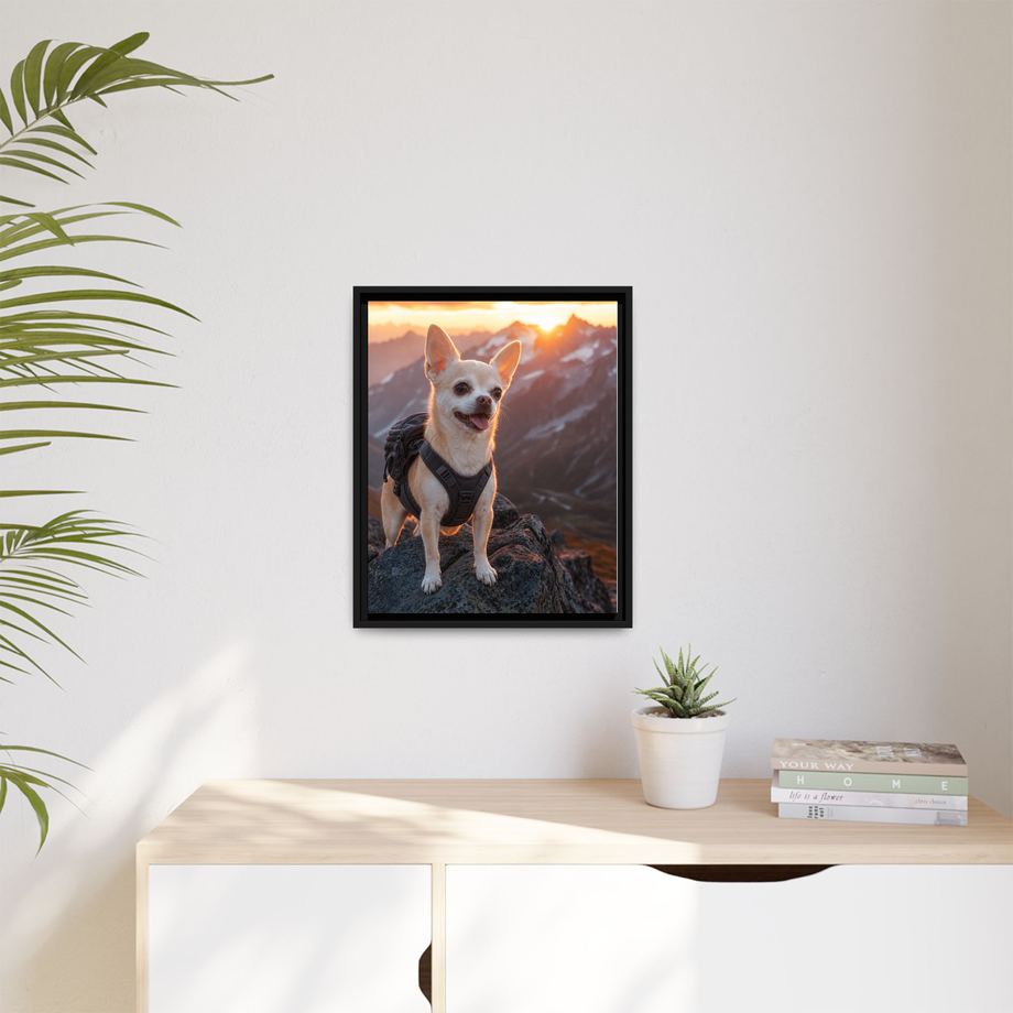 Framed 16x20 Black context