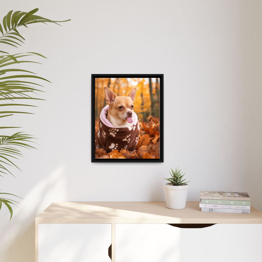 Framed 16x20 Black context