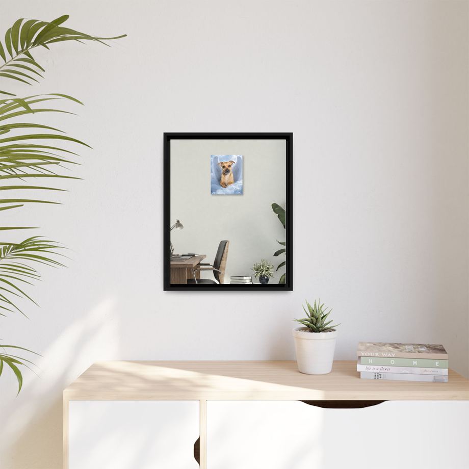 Framed 16x20 Black context