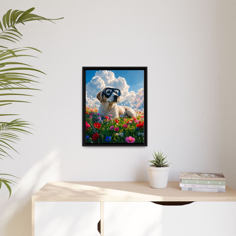 Framed 16x20 Black context