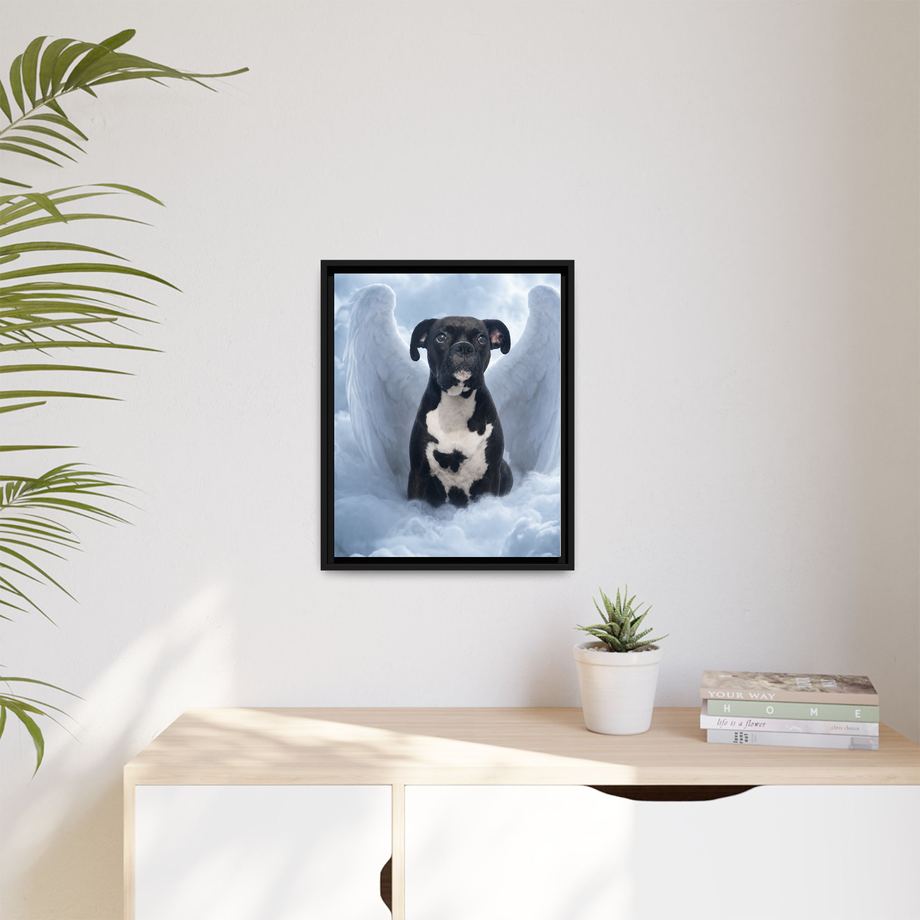 Framed 16x20 Black context