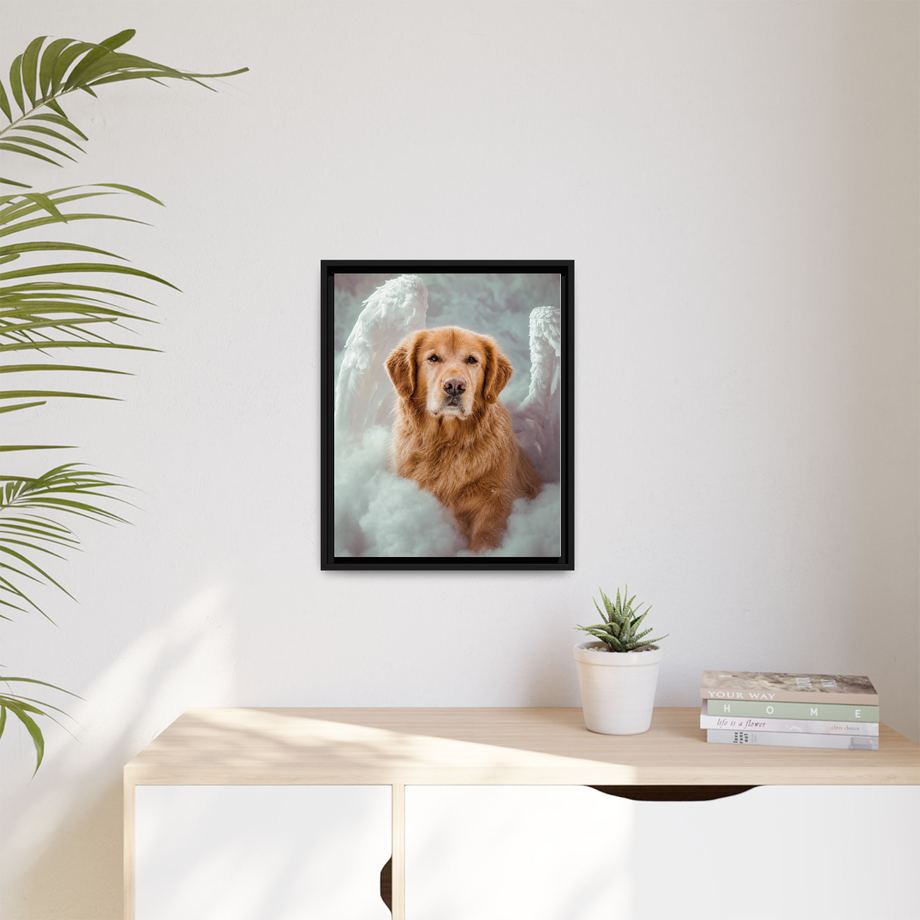 Framed 16x20 Black context