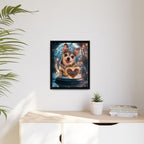 Framed 16x20 Black context