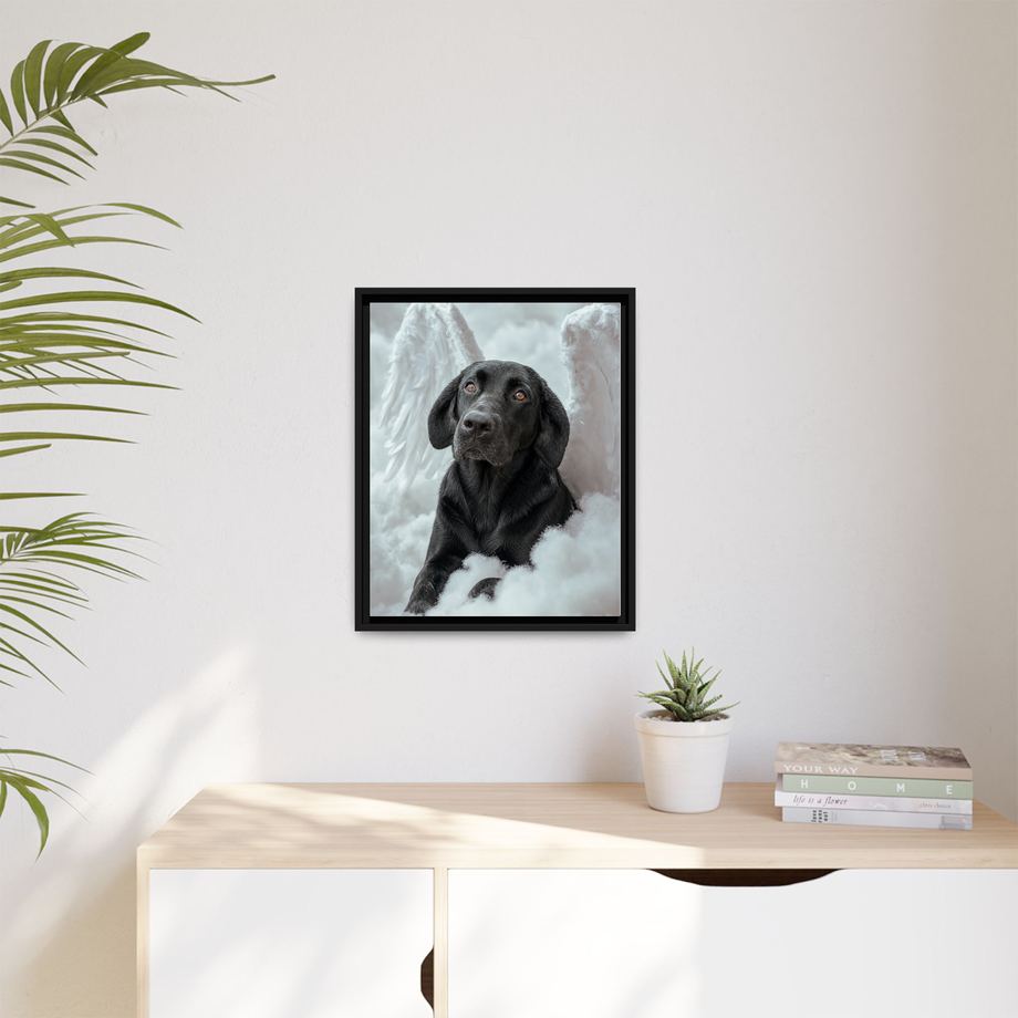 Framed 16x20 Black context