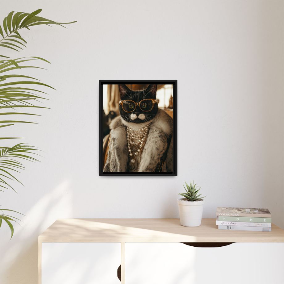 Framed 16x20 Black context