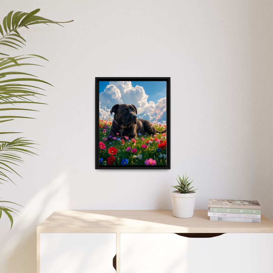 Framed 16x20 Black context