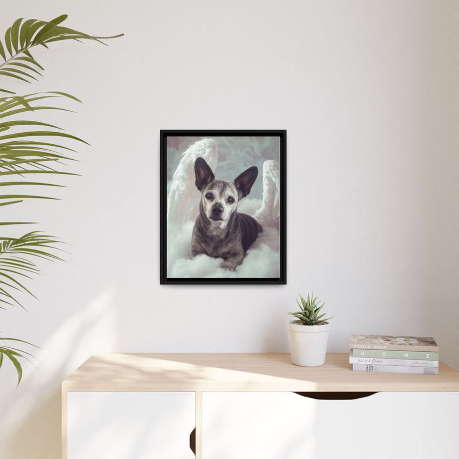 Framed 16x20 Black context