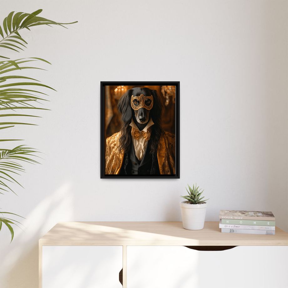 Framed 16x20 Black context