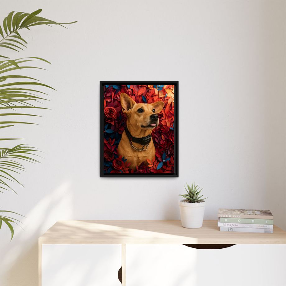 Framed 16x20 Black context