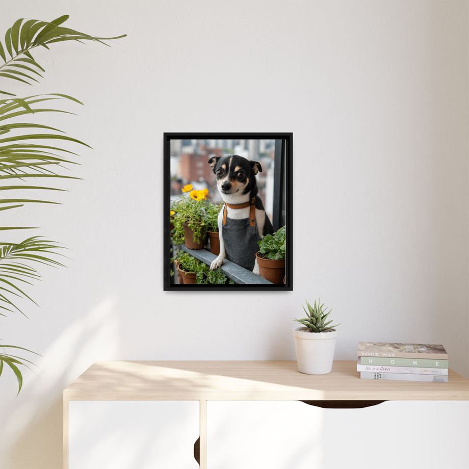 Framed 16x20 Black context