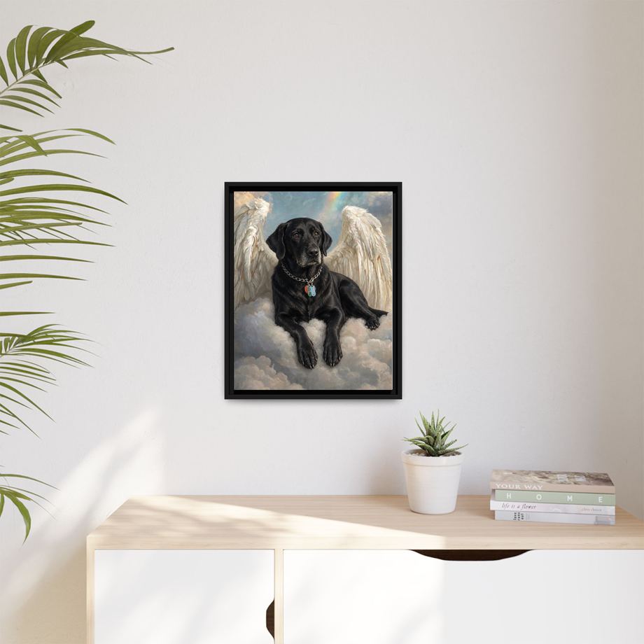 Framed 16x20 Black context