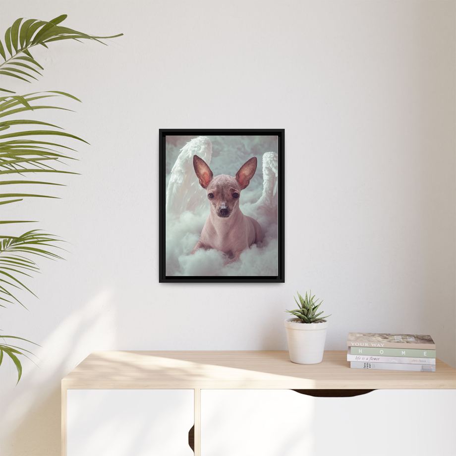 Framed 16x20 Black context