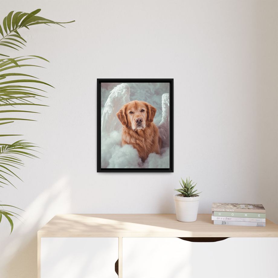 Framed 16x20 Black context