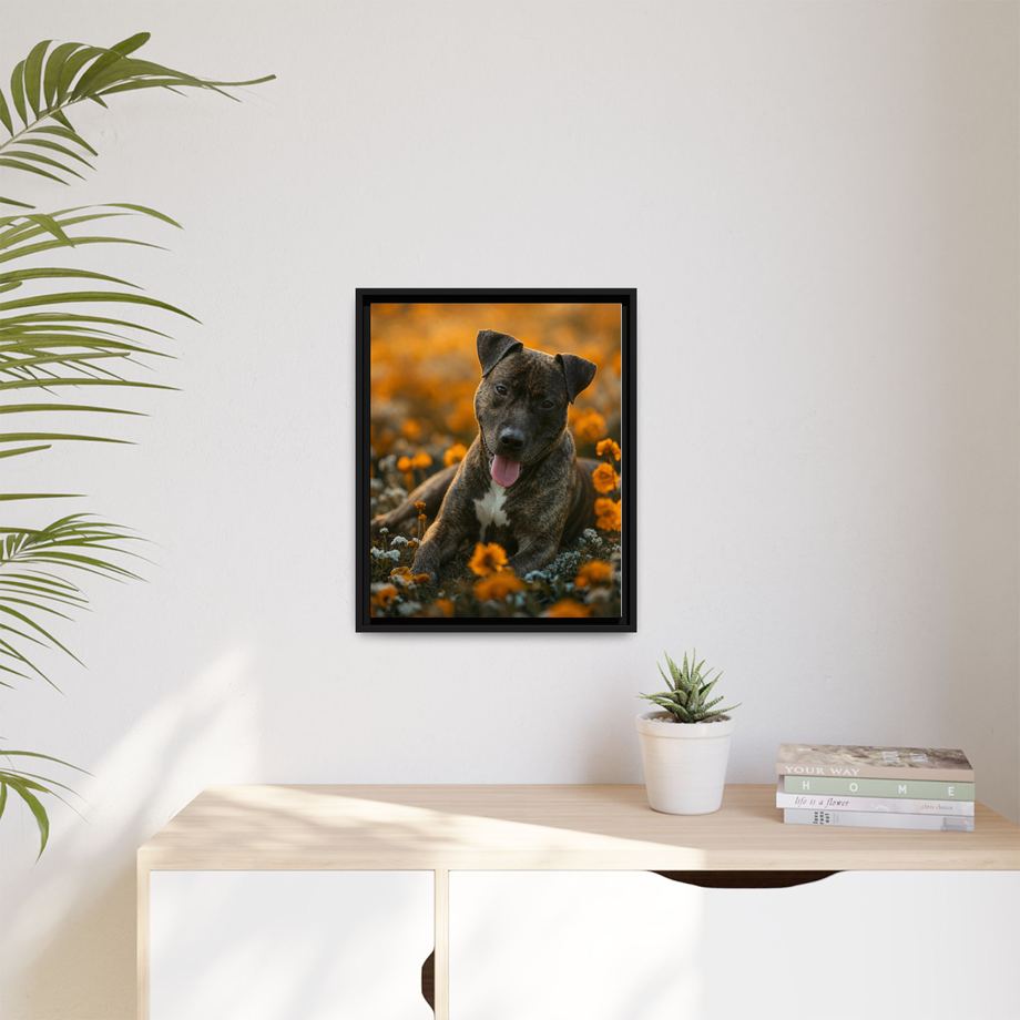 Framed 16x20 Black context