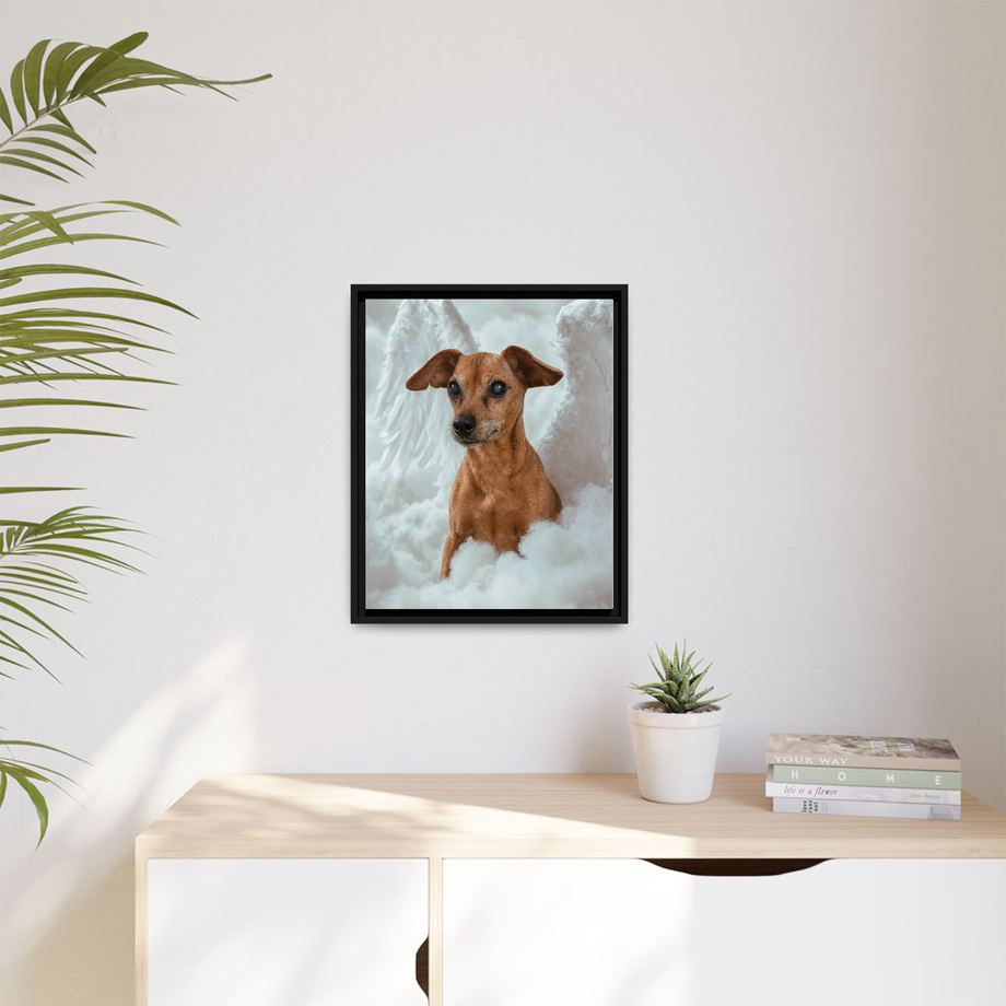 Framed 16x20 Black context