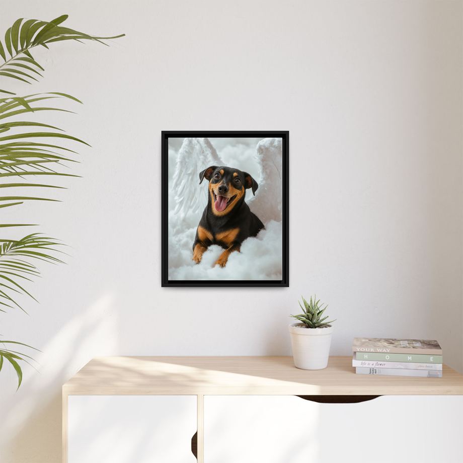 Framed 16x20 Black context