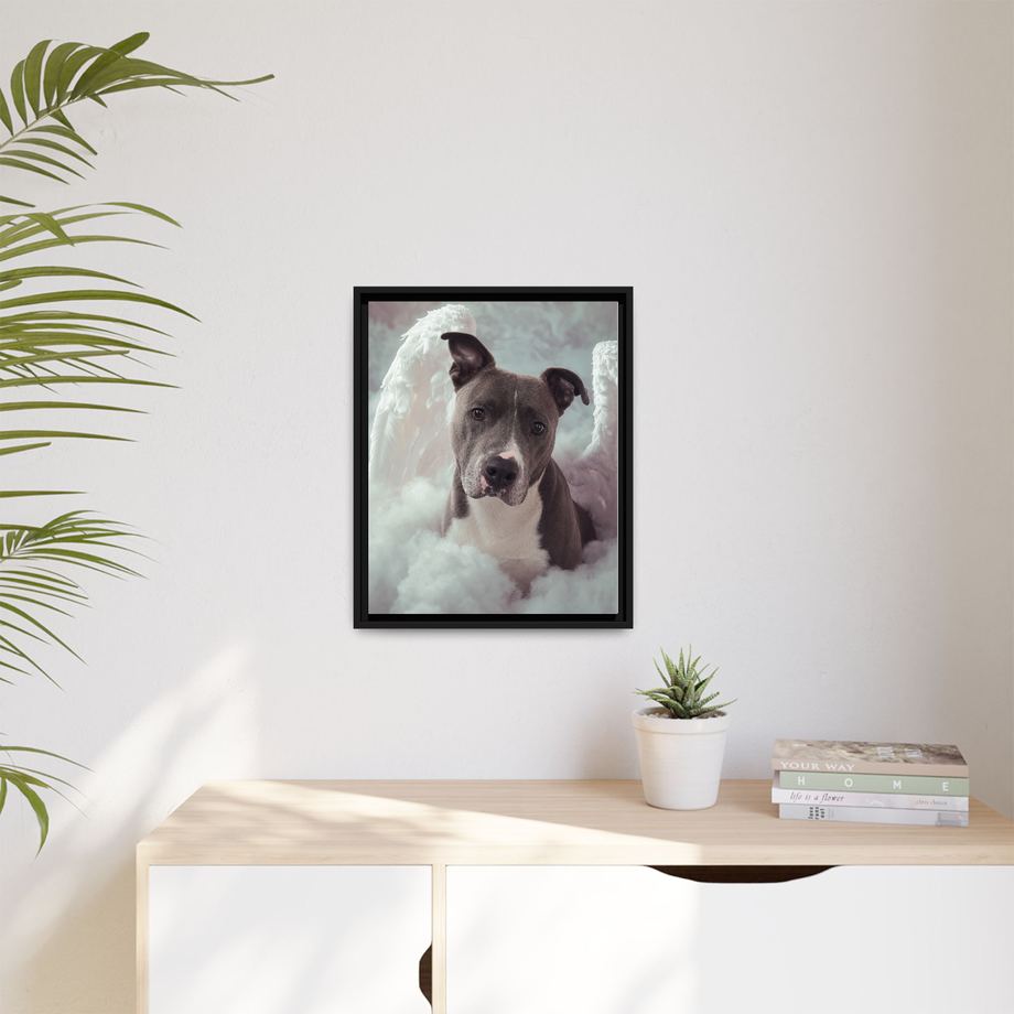Framed 16x20 Black context
