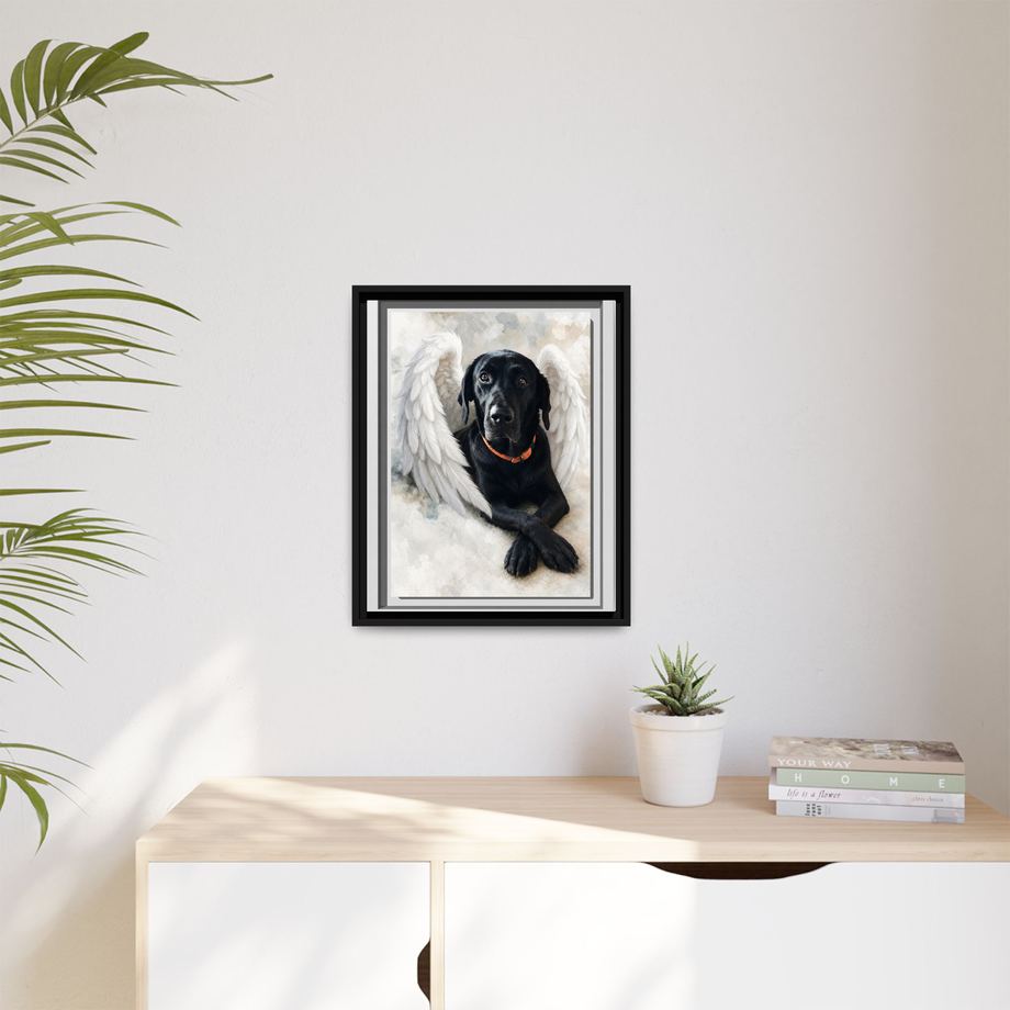 Framed 16x20 Black context