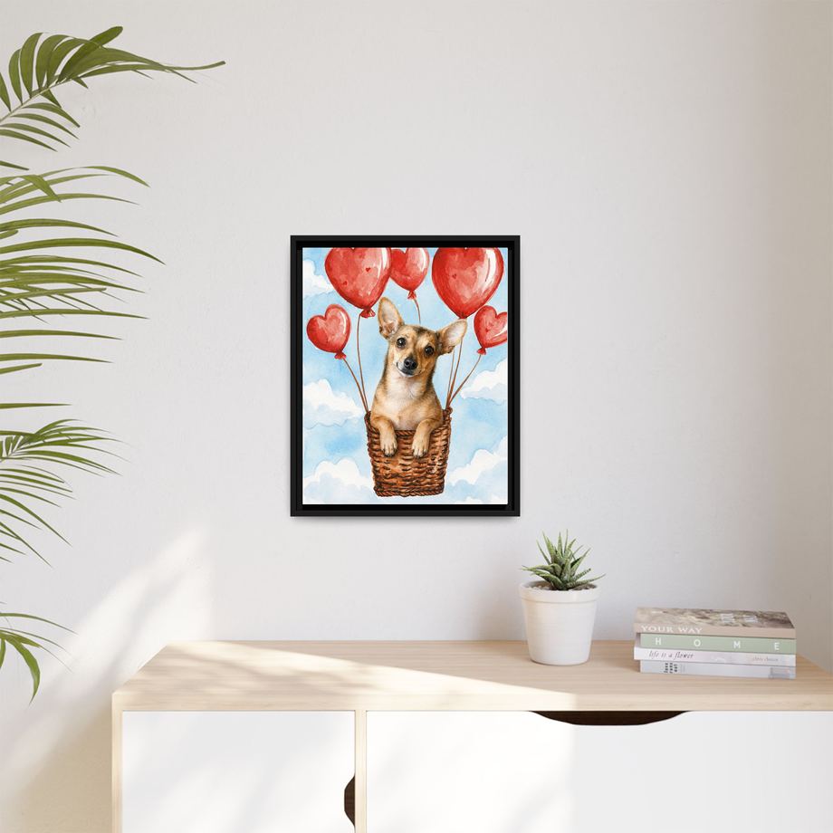 Framed 16x20 Black context