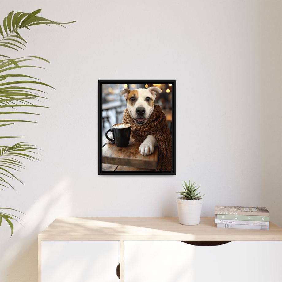 Framed 16x20 Black context