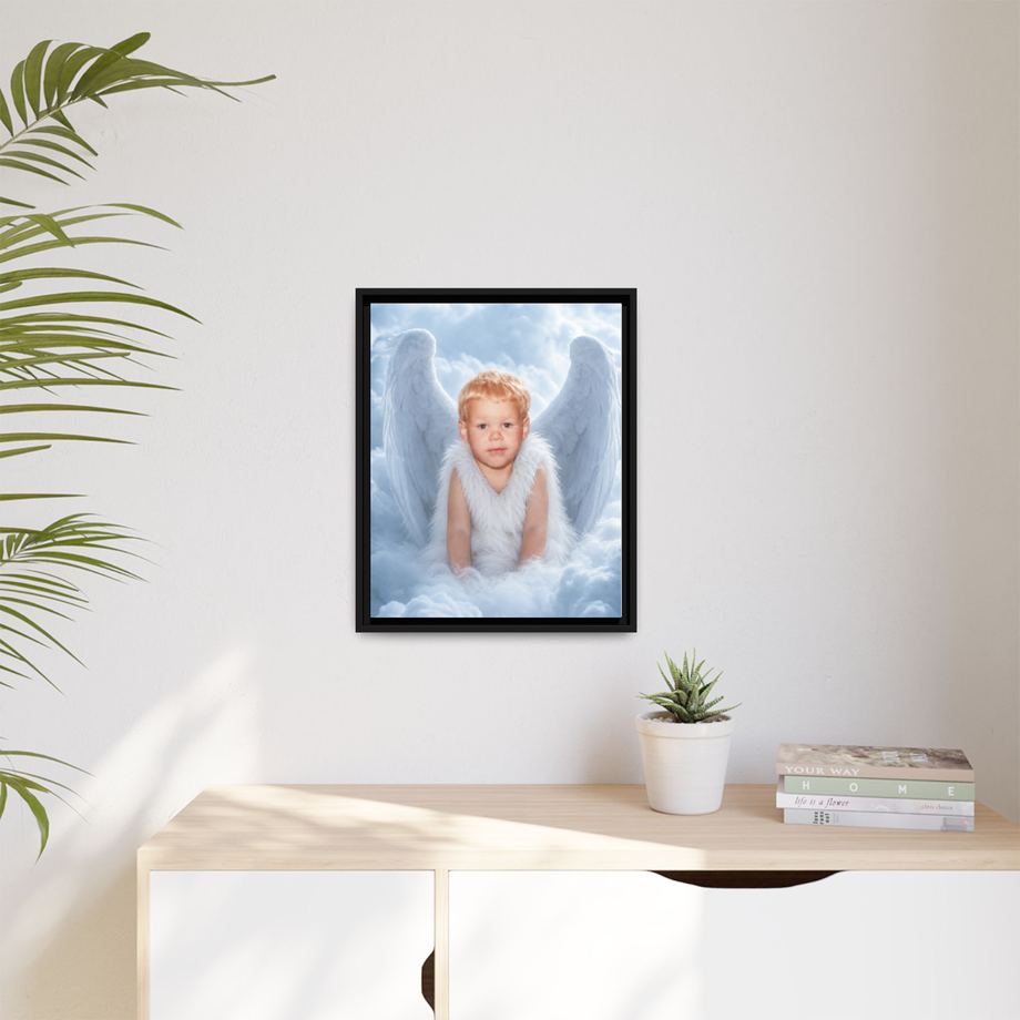 Framed 16x20 Black context