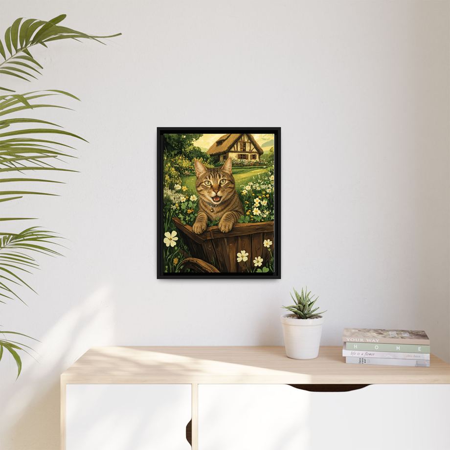 Framed 16x20 Black context