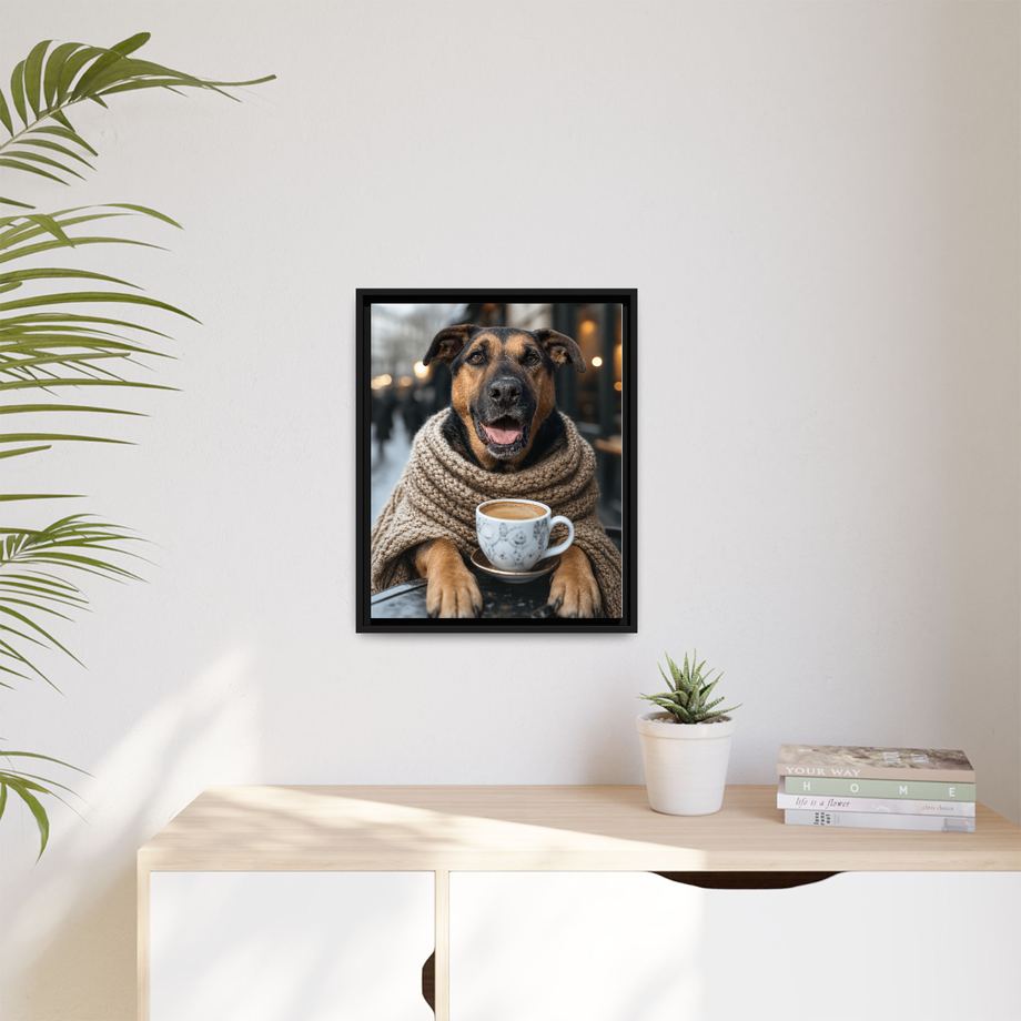 Framed 16x20 Black context