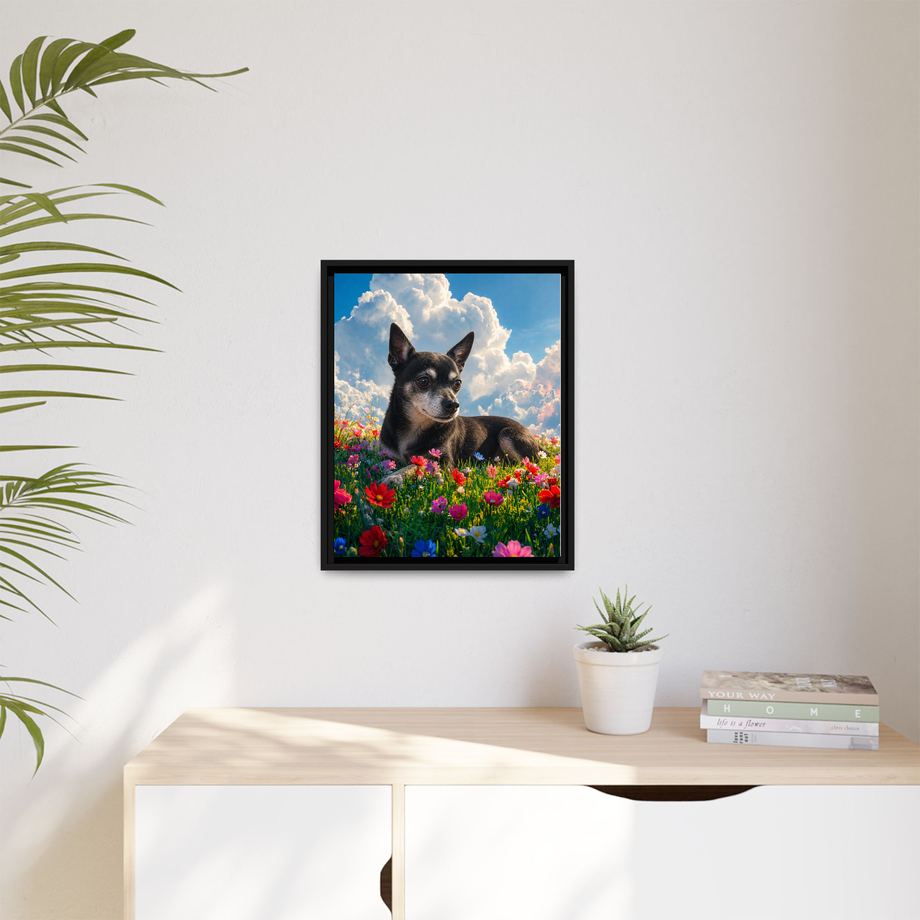 Framed 16x20 Black context