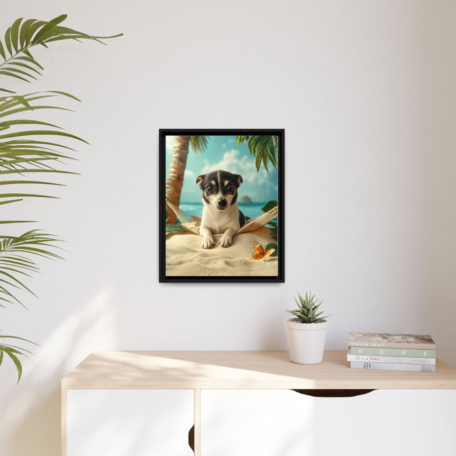 Framed 16x20 Black context