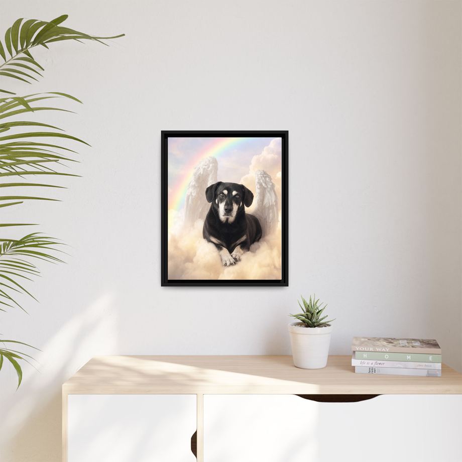 Framed 16x20 Black context