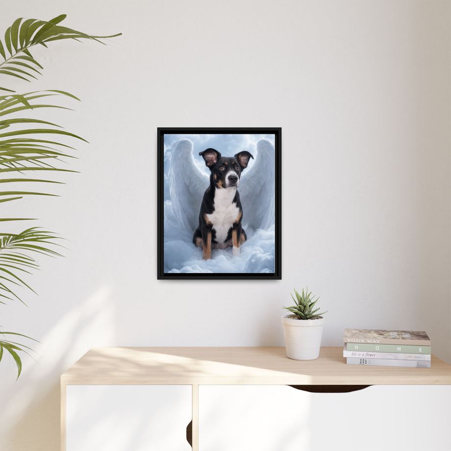 Framed 16x20 Black context