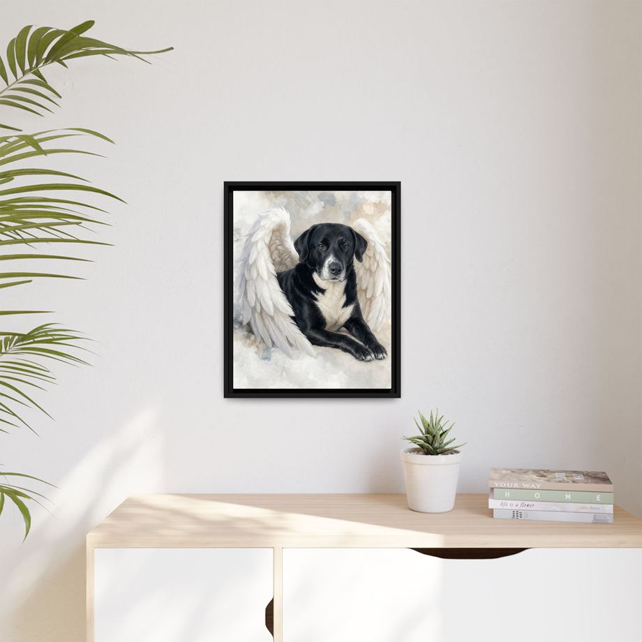 Framed 16x20 Black context