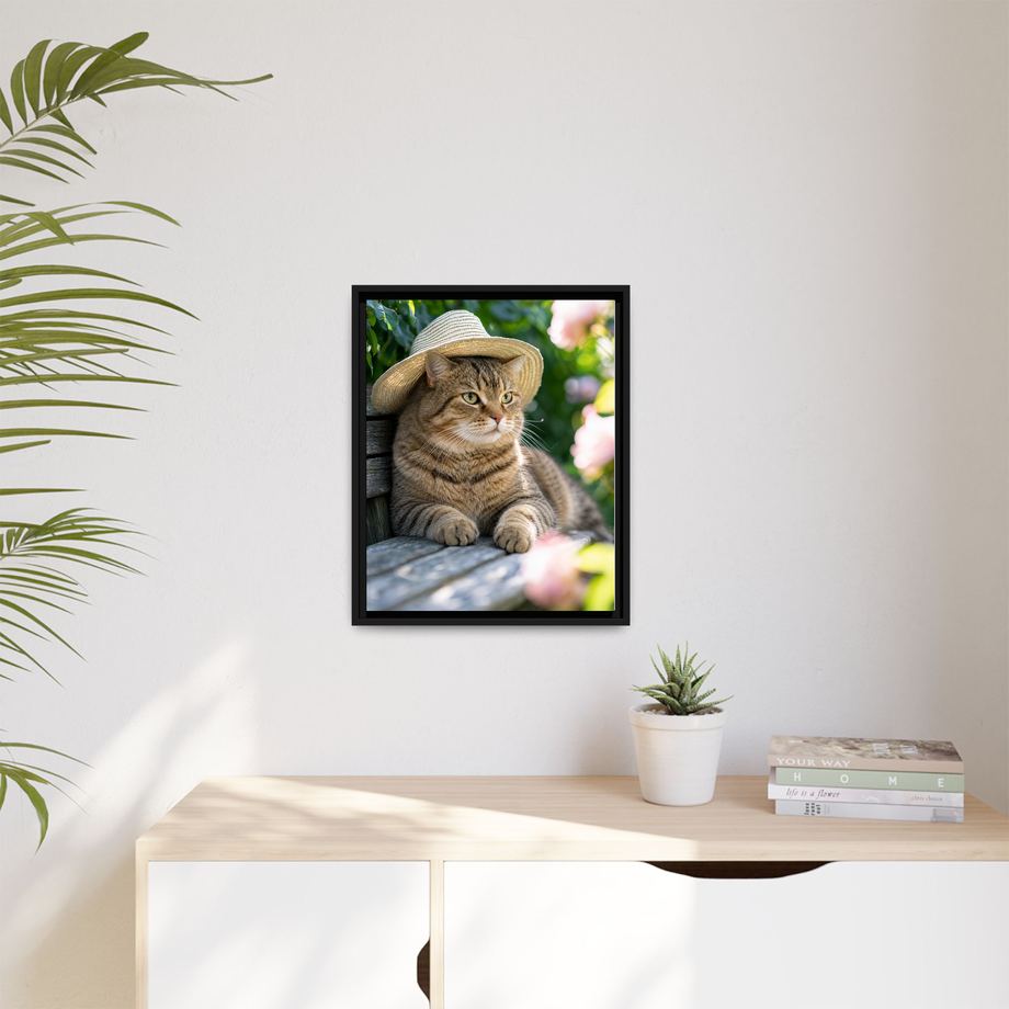 Framed 16x20 Black context