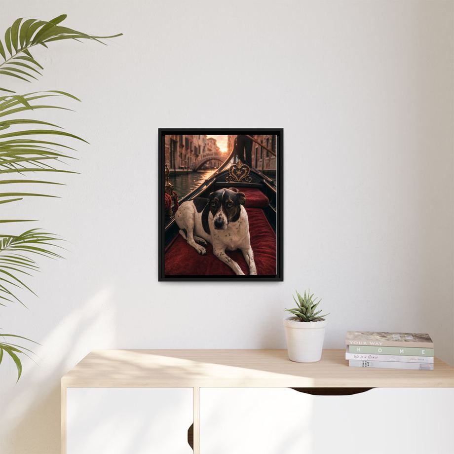 Framed 16x20 Black context