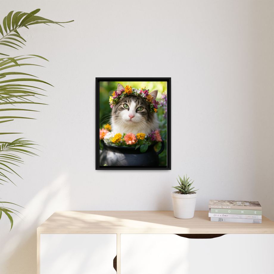 Framed 16x20 Black context
